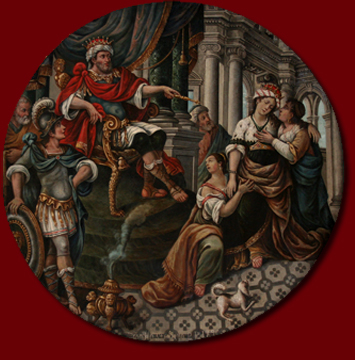 Ester e Assuero, Chiesa di Maria SS. dei Sette Dolori, Serra San Bruno, 1790