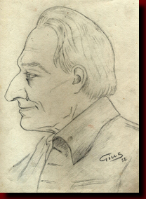 Ritratto di Gaetano Barillari, 1952, opera di Giuseppe Maria Pisani